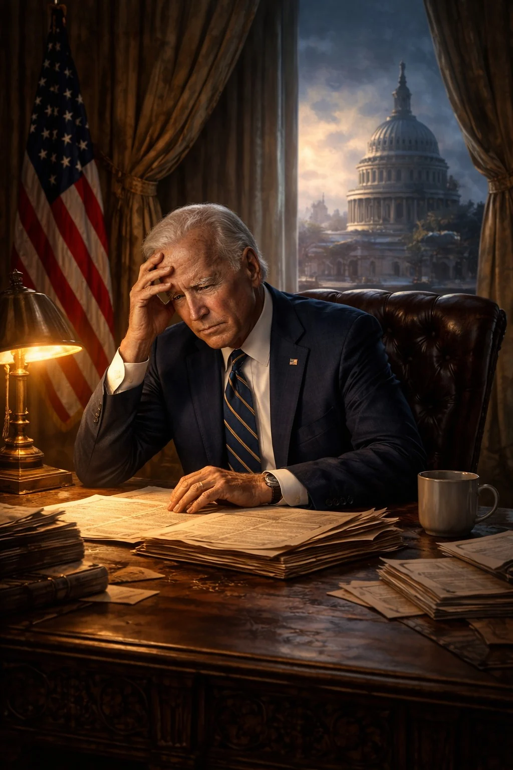Cover artwork for Joe Biden and the Illusion of Restoration