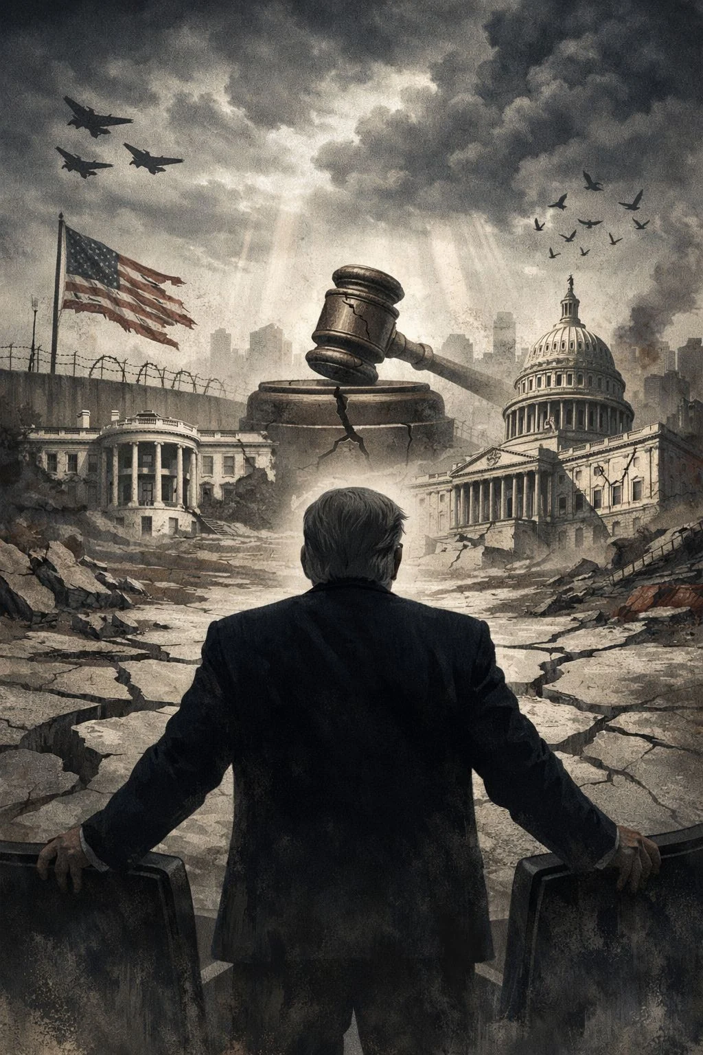 Cover artwork for Trump: Rhetoric, Incentives, and the Machinery Behind the Movement